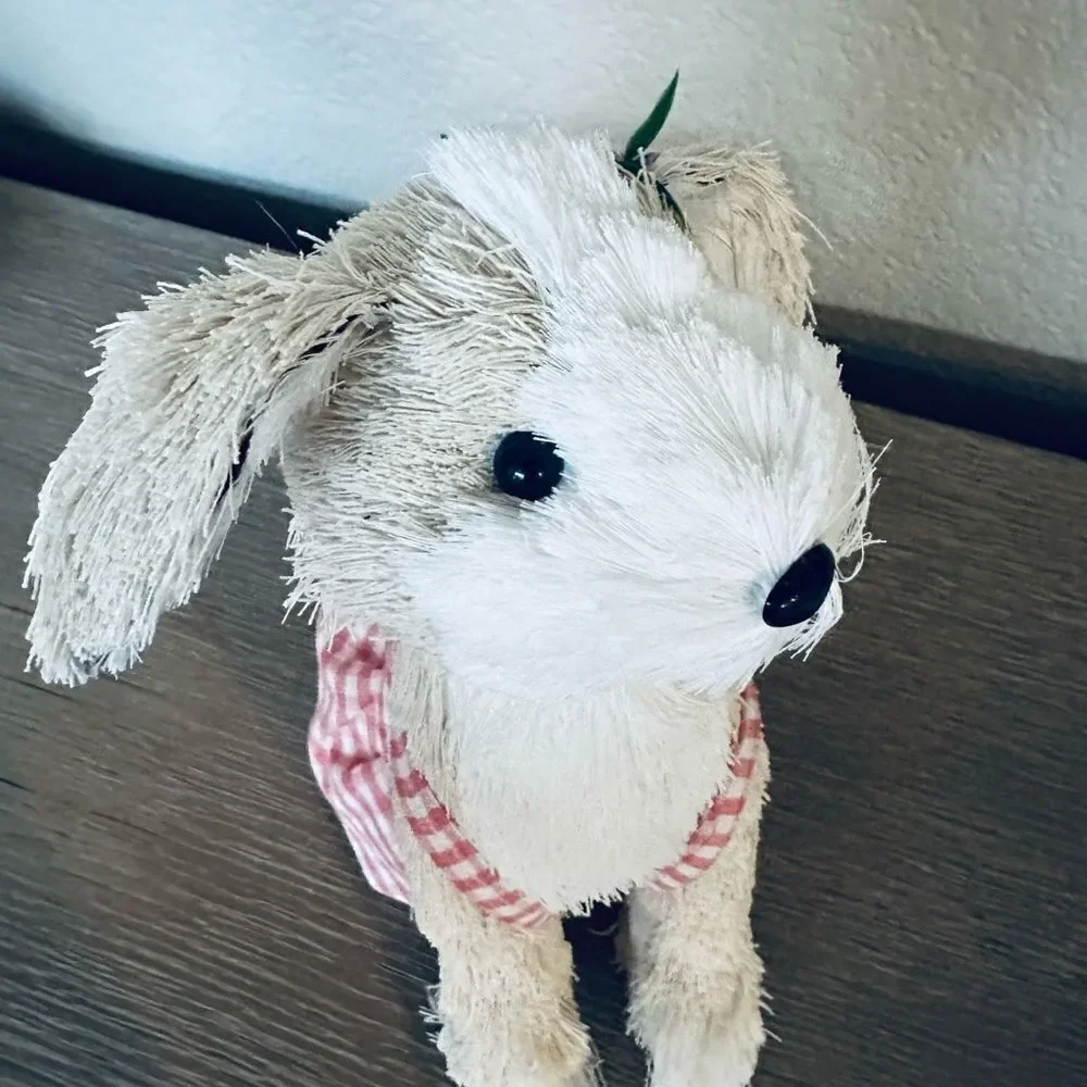 Easter Spring Straw Rabbit Dog or Squirrel Critter Decor